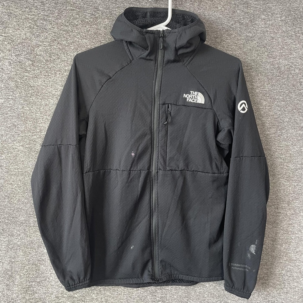 The North Face Summit Series Futurefleece Jacket Womens M Black Hooded Full Zip